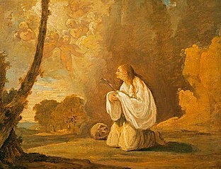 The Penitent St Mary Magdalene in a Landscape