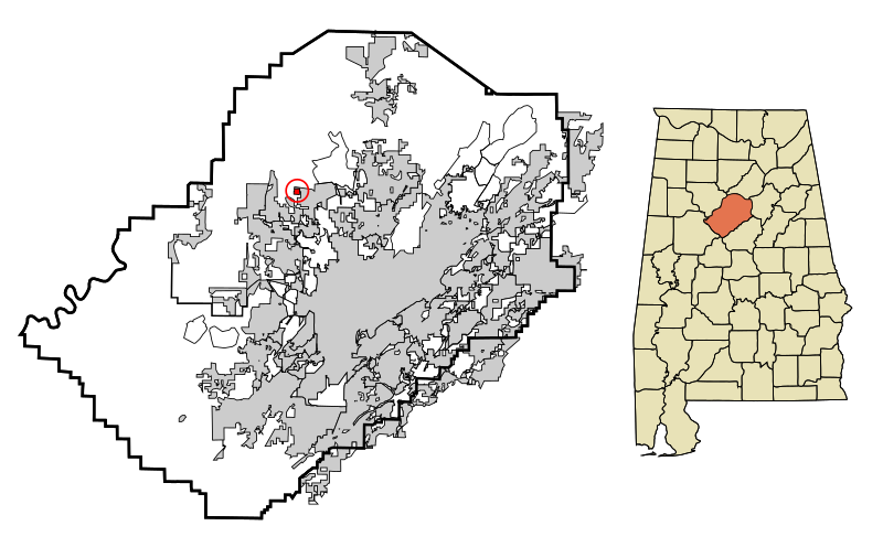 File:Jefferson County Alabama Incorporated and Unincorporated areas Cardiff Highlighted.svg