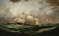 John O'Brien - HMS Galatea, in a Heavy Sea, 1888.jpg