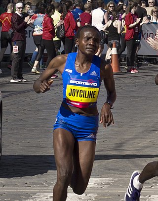 <span class="mw-page-title-main">Joyciline Jepkosgei</span> Kenyan long-distance runner