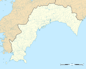 Veja no mapa administrativo da Prefeitura de Kōchi
