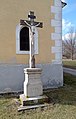 Wayside cross at the church