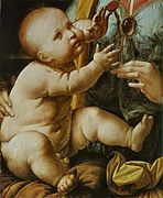 Մանուկ Հիսուսը և մեխակը