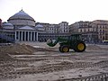 Piazza del Plebiscito con sabbia