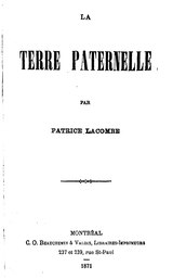 Lacombe - La terre paternelle, 1871.djvu