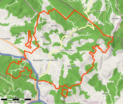 Kokapen mapa/Larrabetzu