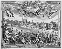 Leipzig von Nordwesten 1736