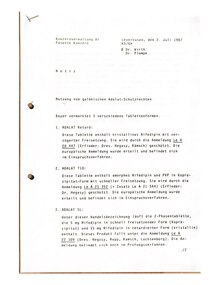 Letter Dr Knut Schauerte, patent rights Adalat tablets, 1987. Source: Family archive. Letter Dr Knut Schauerte, patent rights Adalat, 1987.pdf