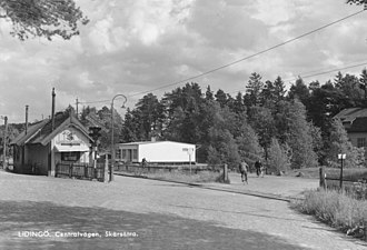 Centralvägen på 1920-talet.