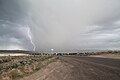 Lightning Strike From a Thunderstorm in Elko, Nevada.