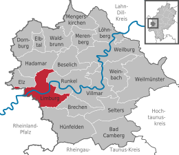 Limburg an der Lahn - Kartta