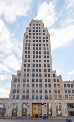 Lincoln Bank Tower, Fort Wayne, Indiana, Stati Uniti, 2012-11-12, DD 01.jpg