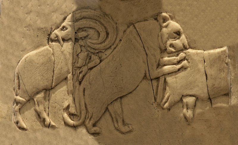 File:Lioness attacking an ox on the Gebel el Arak knife.jpg