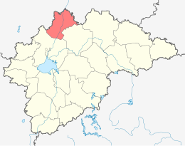 Čudovskij rajon – Mappa