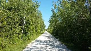 On the Georgian Trail, just outside Collingwood.