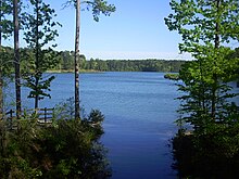 Upper lake at Bonita Lakes park