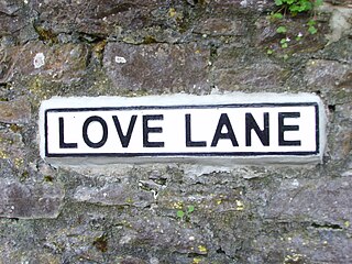 Lovers lane Secluded area where people kiss, make out, or engage in sexual activity