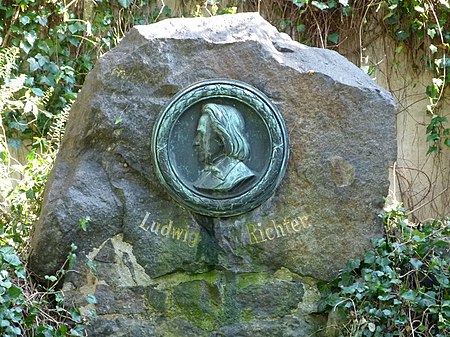Ludwig Richter Denkmal in Loschwitz