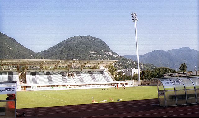 Stadio di Cornaredo / Cornaredo Stadium, FC Lugano, Google Earth