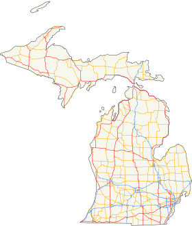 Les routes d'état sont indiquées en orange