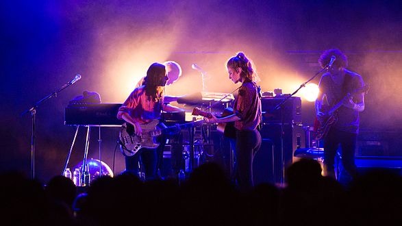 On stage at the Kulturzentrum Schlachthof in Wiesbaden, 2016