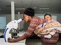 2nd prize: Malaria microscopy training (Nigeria) taken by Ozavogu Abdulsalam Khalid under contract to eHealth Africa EHA Clinics