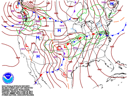 Low Level Significant Weather Prognostic Chart