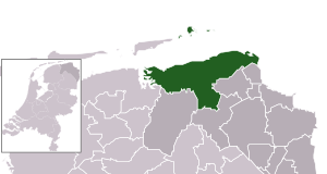 Location of Het Hogeland