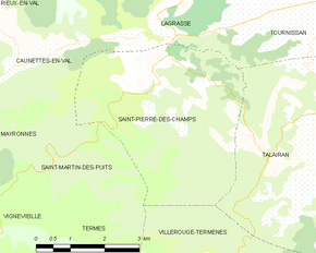 Poziția localității Saint-Pierre-des-Champs