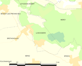 Poziția localității La Boissière