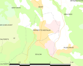 Poziția localității Pierrefitte-Nestalas