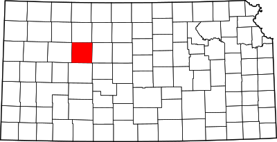 Map of Kansas highlighting Trego County.svg