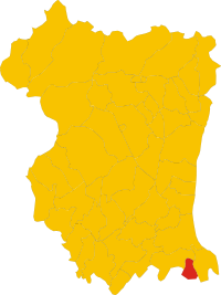 Locatie van Cordovado in Pordenone (PN)
