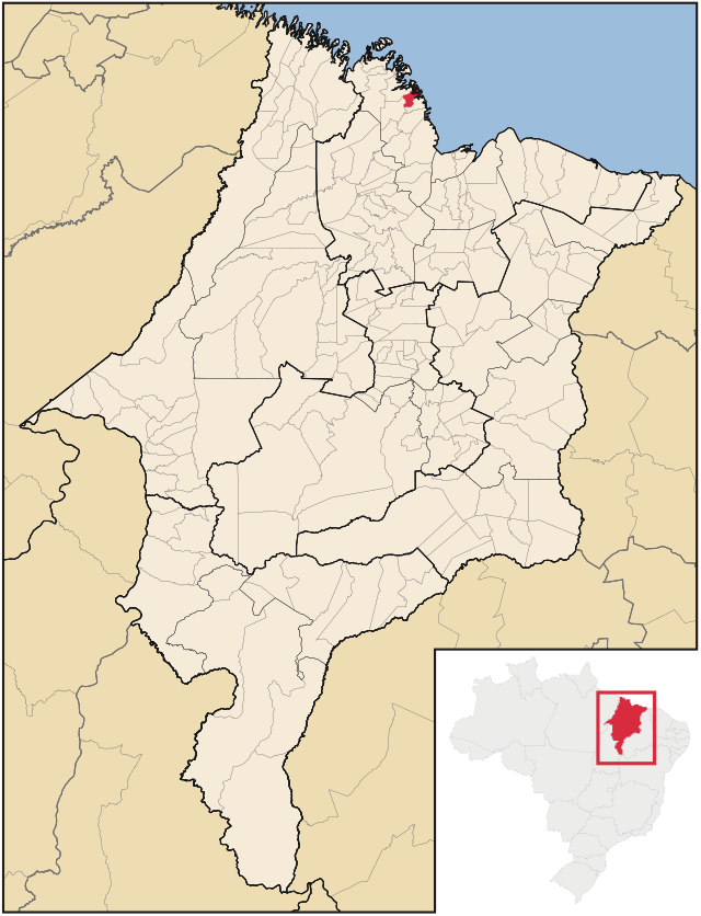 Localização de Porto Rico do Maranhão no Maranhão