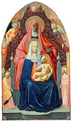 Miniatura para Virgen con el Niño y Santa Ana (Masaccio)