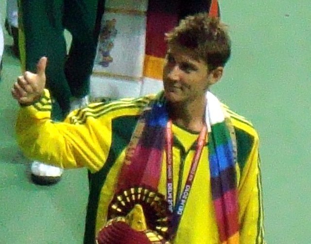 Ebden won the bronze medal at the 2010 Commonwealth Games