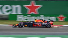 Max Verstappen, Formula One World Champion driver for Red Bull Racing. Max Verstappen - 2018 Chinese GP.jpg