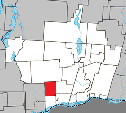 Location within Papineau RCM