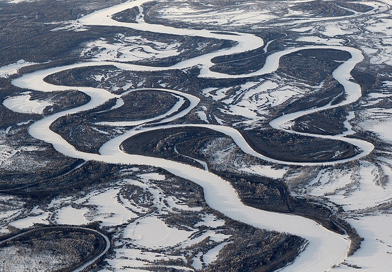 File:Meanders of Kamchatka river.jpg