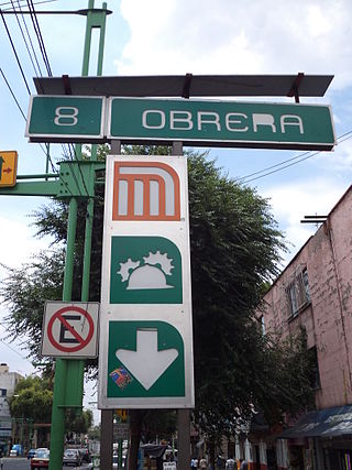 <span class="mw-page-title-main">Obrera metro station</span> Mexico City Metro station