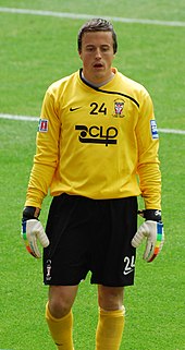 Ingham playing for York City in the 2009 FA Trophy Final Michael Ingham 09-05-2009 1.jpg