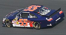 Michael McDowell in the No. 55 during the 2010 Coca-Cola 600 Michael McDowell Charlotte 2010.jpg