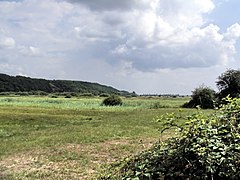 Vekslende marsk- og geestlandskap ved Sankt Michaelisdonn.