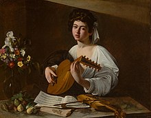 The Lute Player (Hermitage version), c. 1600, Hermitage Museum, Saint Petersburg (commissioned by Francesco Maria del Monte) (Source: Wikimedia)