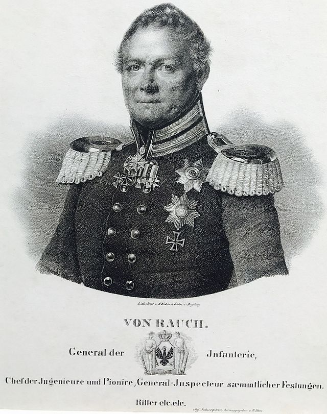 Minister und General der Infanterie Gustav von Rauch