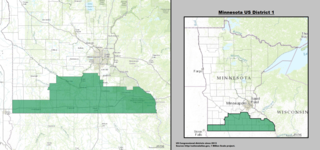 Minnesotas 1st congressional district U.S. House district for Minnesota
