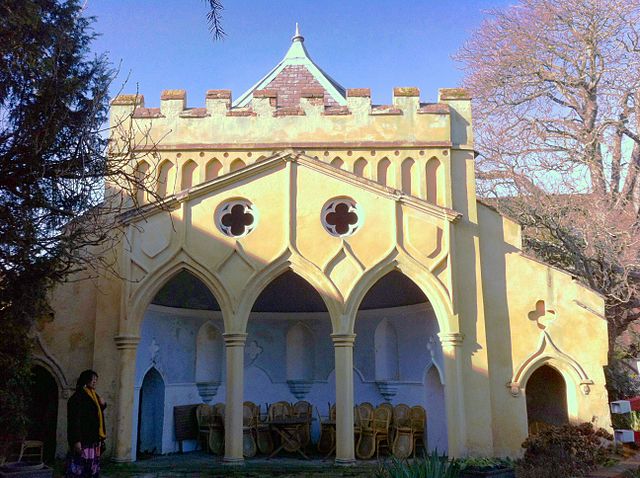 The Gothic Folly in the Minories' garden
