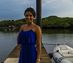 Miss Nicaragua besöker Marina Puesta del Sol 2013