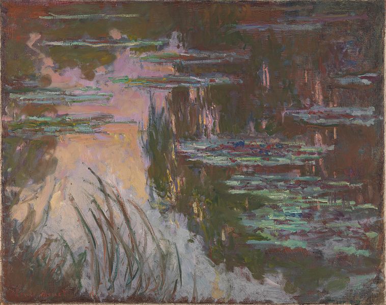 File:Monet - Water-Lilies, Setting Sun.jpg