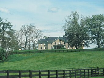 Montpelier near Sperryville, closeup of house.JPG